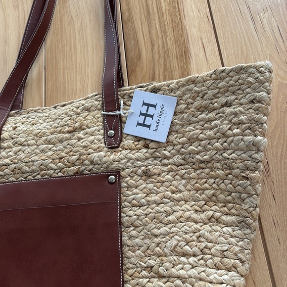 Haute Hippie Jute Leather Tote - Picture 2 of 7